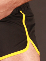Gym Short - Black/Yellow