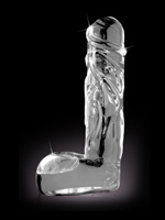 Icicles No. 40 - Hand Blown Glass Massager