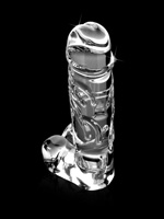 Icicles No. 40 - Hand Blown Glass Massager