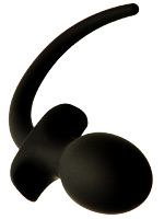 Puppy Tail No 3 - Silicone Anal Plug - Black