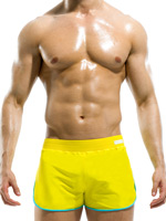 Double Boxershort - Yellow/Aqua