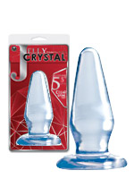 Clear Stone Colossal Hard Jelly Butt Plug