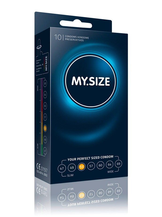 10 x MY.SIZE Condoms - Size 53