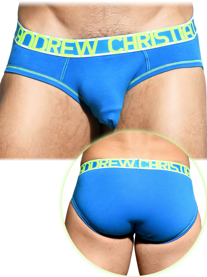 Almost Naked Cotton Brief - Blue