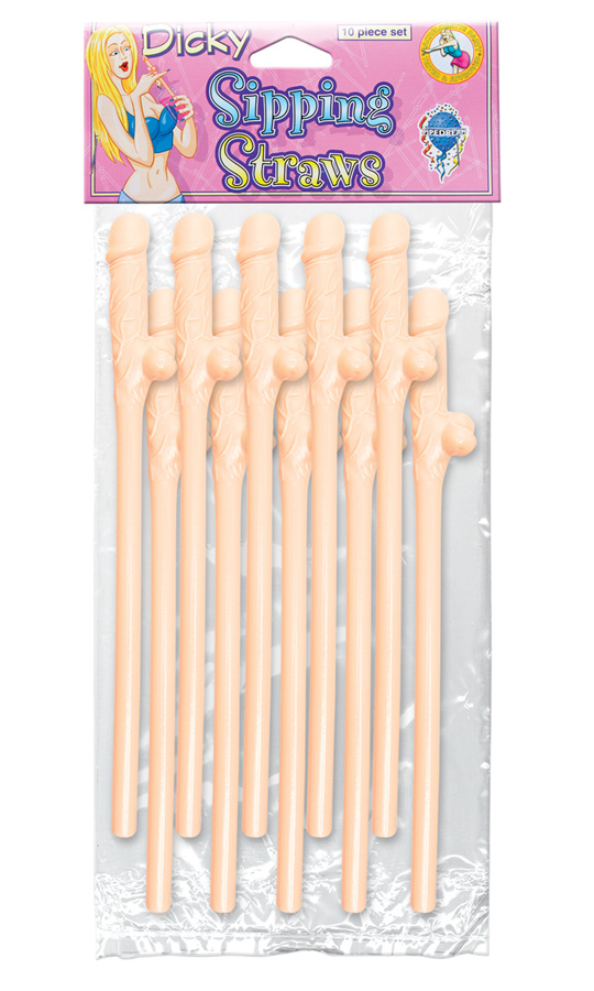 Dicky Sipping Straws (10pc)