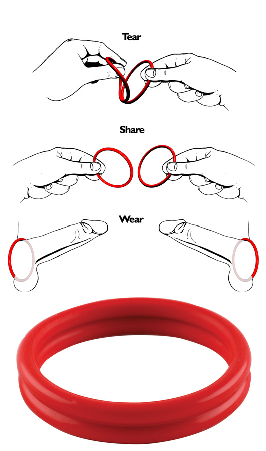 Cock Ring - Rudy-Rings Red