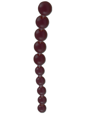 Jumbo Jelly Thai Beads - Black