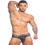 Star Mesh Brief with Almost Naked - Black
