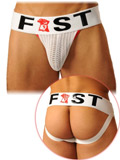 Fist Logo Jock - White